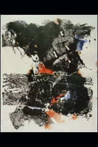 folgefarbige Materialdrucke ohne Titel, 2002, Materialdruck, Aquarell, Chinatusche, Rohrfeder, China Papier (Buetten) 91,5x 74,0 cm (WV 01530).jpg